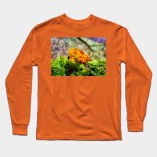 An Autumn leaf in the forest Long Sleeve T-Shirt